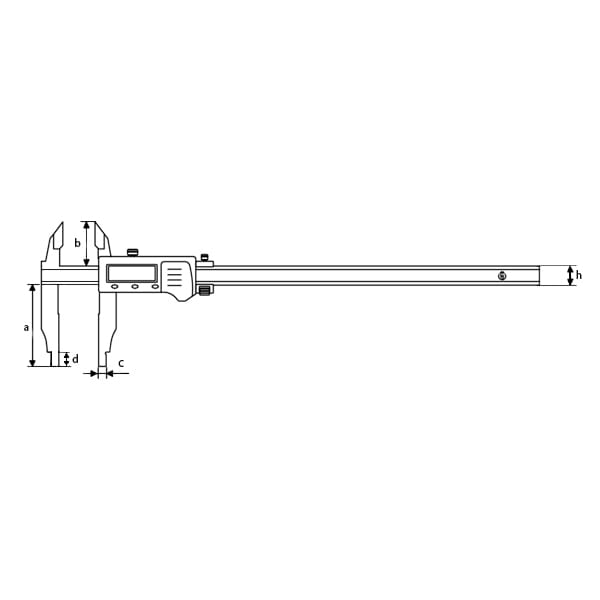 0-20" x 0.0005" IP66 Digital Caliper - Image 2