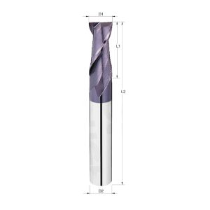 CARBIDE END MILL TiALN 2FT 1/2″