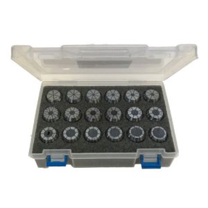 COLLET ER32 SET METRIC, 18 pieces