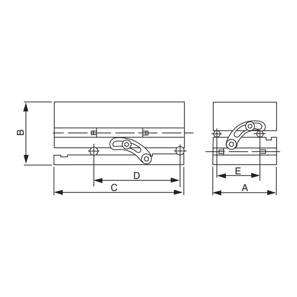 DOUBLE WAY SINE PLATE, FINE POLE MAGNETIC CHUCK V-47MSF - Image 2
