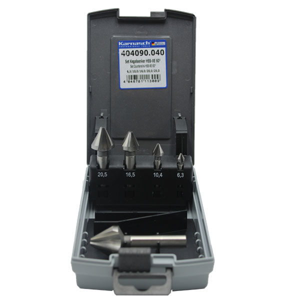 set of 5 HSS XE countersink 60degree 2 1 60°