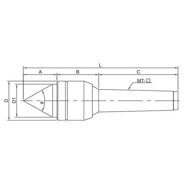 VLC-212 LIVE CENTER MORSE TAPER 2 - Image 2