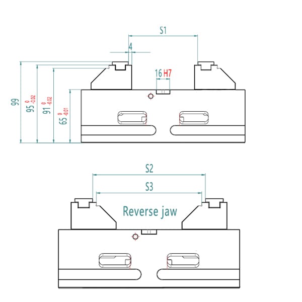 5-Axis 5 x 6" Self Centering Vise - Image 2