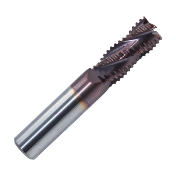 carbide staggered roughing end mill mapletools 4 Flute Vari-Helix Standard Length
