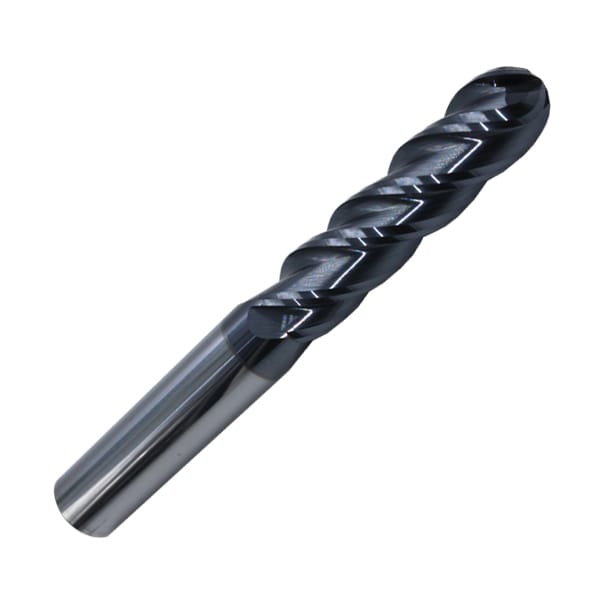 ball nose carbide end mill variable helix long length mapletools 4 Flute Ball Nose