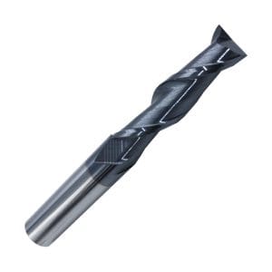 1/2 2F Carbide End Mill TiALN Coated Long Length