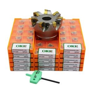 3″ 90° Square Shoulder Mill with 140pcs WNMX0806 Inserts