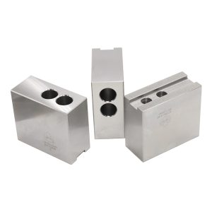 1/16 x 90° Serration Soft Jaws for 10-Inch X 80mm CNC Power Chuck