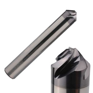 10MM 90° Spiral Flute Carbide Chamfer Mill 4F