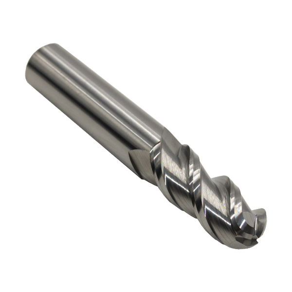 carbide ball nose uncoated end mill mapletools 3 Flute Ball Nose