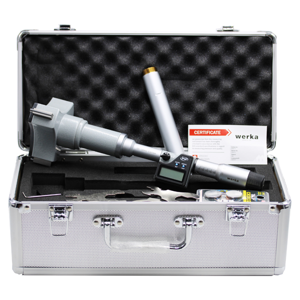 3 three point digital micrometer werka mapletools Micrometers