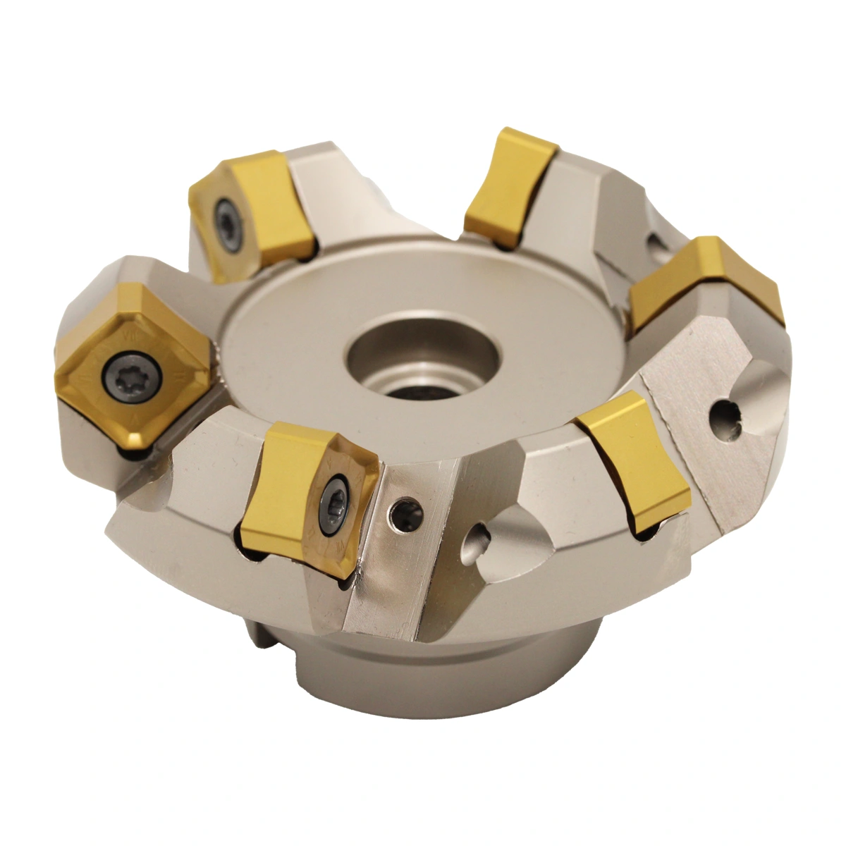 3″ 45° Face Mill Cutter, 7 Pocket for SNMX1306 Double-Sided Inserts