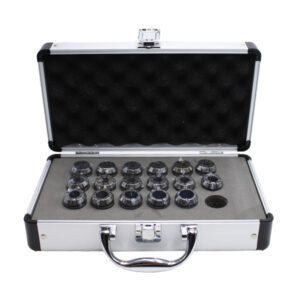 ER25 Precision Sealed Coolant Collet Set 1/8″–5/8″ (17 Pieces)