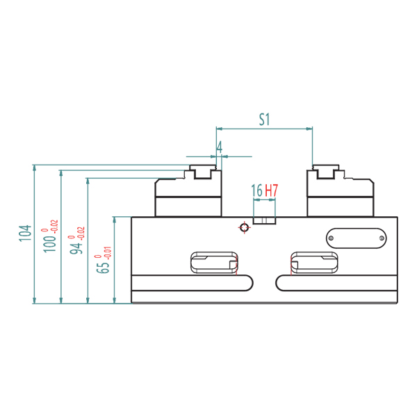 5-Axis 3 x 4" Self Centering Vise VA1-3X4 - Image 2