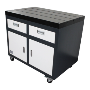 Heavy-Duty T-Slot Work Table for Tapping Arm