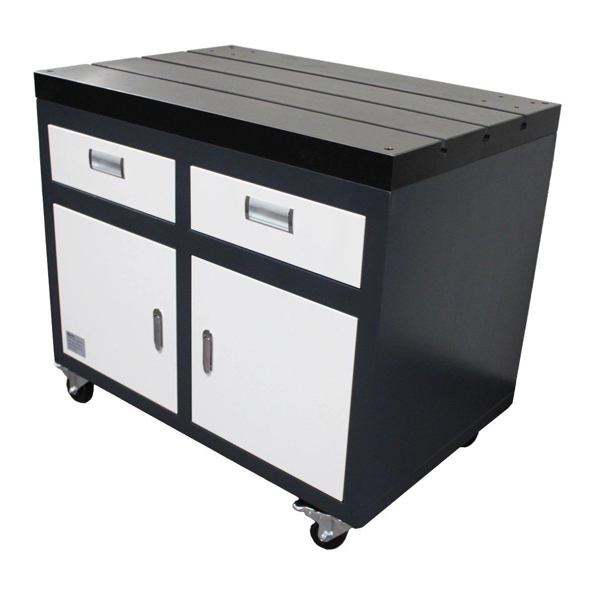 Heavy-Duty T-Slot Work Table for Tapping Arm