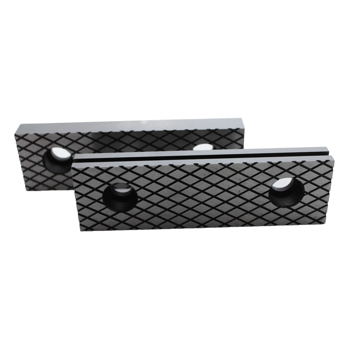 6″ Serrated Hard Jaws for Kurt-Style Vise